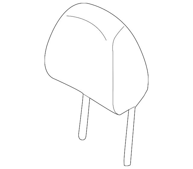 Headrest - Kia (88700 1U120SAL) - view 2